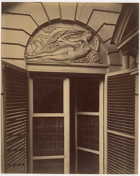 [Window], Eugène Atget (French, Libourne 1857–1927 Paris), Albumen silver print from glass negative 