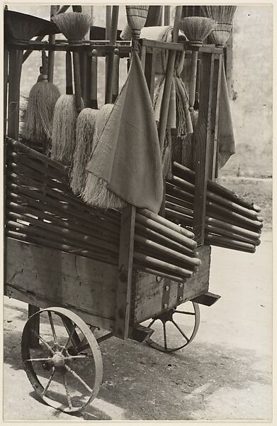 Broom Vendor, Cuba, Walker Evans (American, St. Louis, Missouri 1903–1975 New Haven, Connecticut), Gelatin silver print 