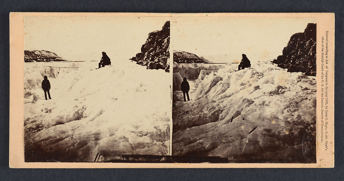 [10 Stereographic Views in the Arctic from the Hayes Expedition], Thomas C. Roche (American, 1826–1895), Albumen silver prints from glass negatives