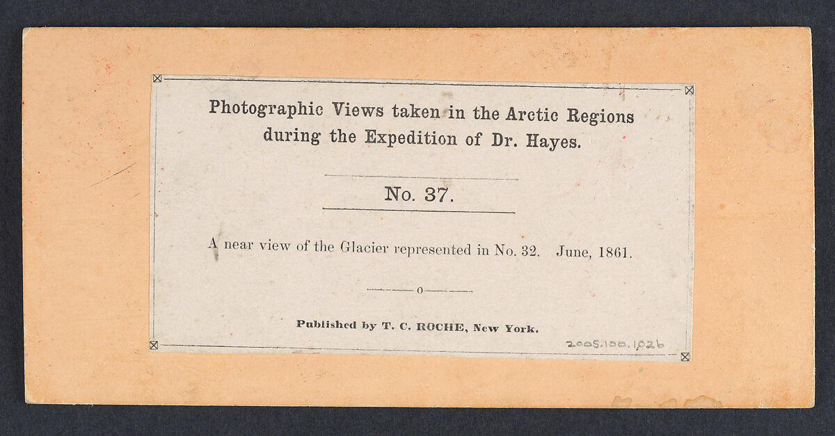 [10 Stereographic Views in the Arctic from the Hayes Expedition], Thomas C. Roche (American, 1826–1895), Albumen silver prints from glass negatives