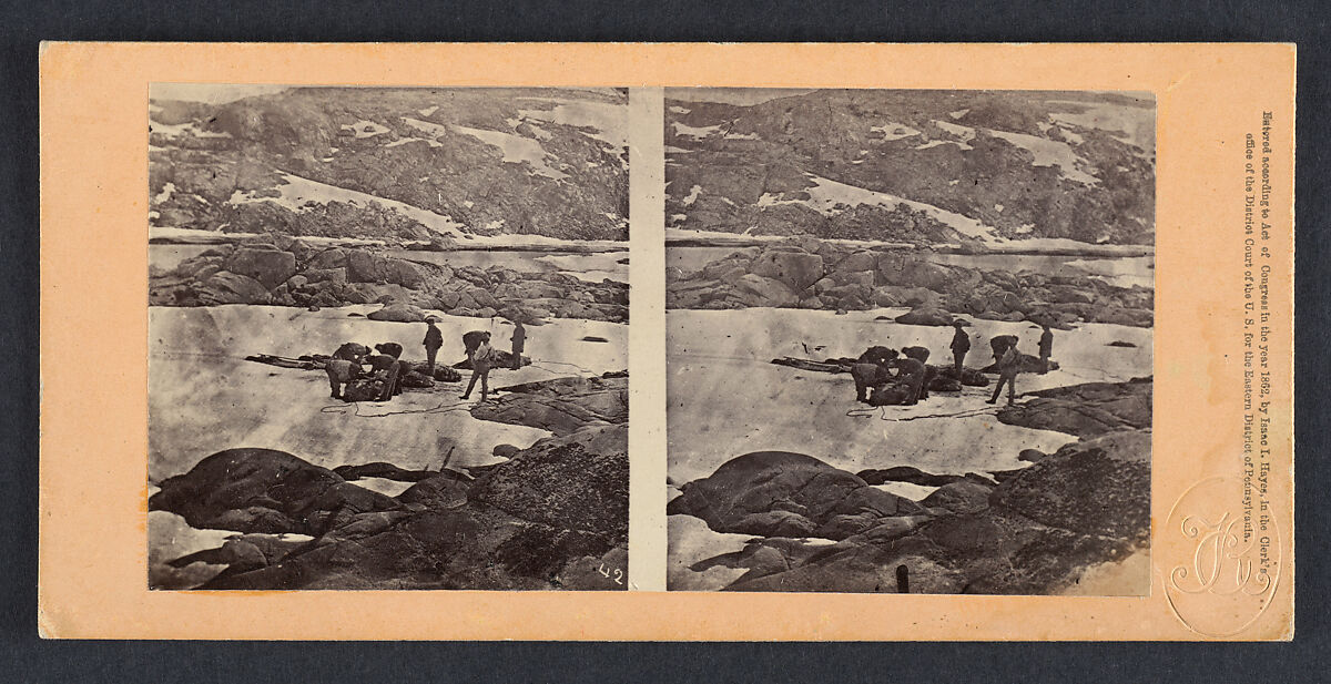 [10 Stereographic Views in the Arctic from the Hayes Expedition], Thomas C. Roche (American, 1826–1895), Albumen silver prints from glass negatives