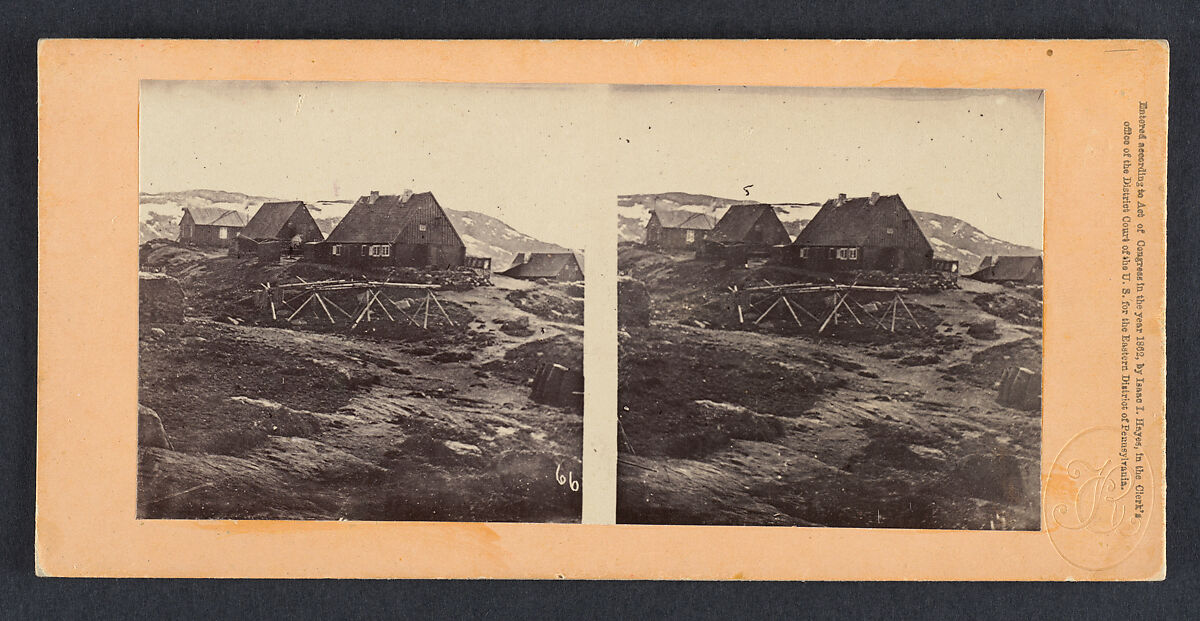[10 Stereographic Views in the Arctic from the Hayes Expedition], Thomas C. Roche (American, 1826–1895), Albumen silver prints from glass negatives