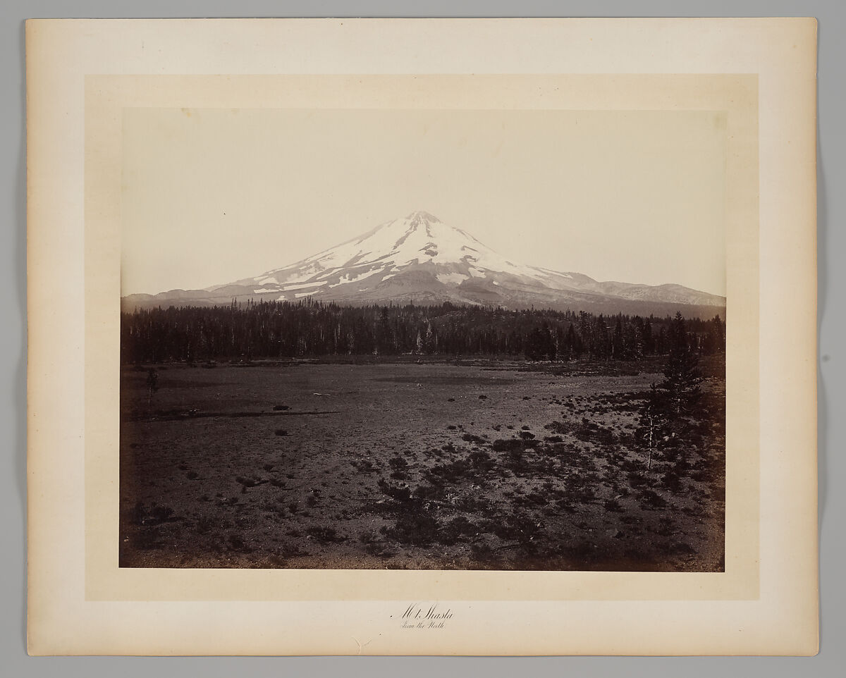 Mount Shasta from the North, Carleton E. Watkins (American, 1829–1916), Albumen silver print from glass negative