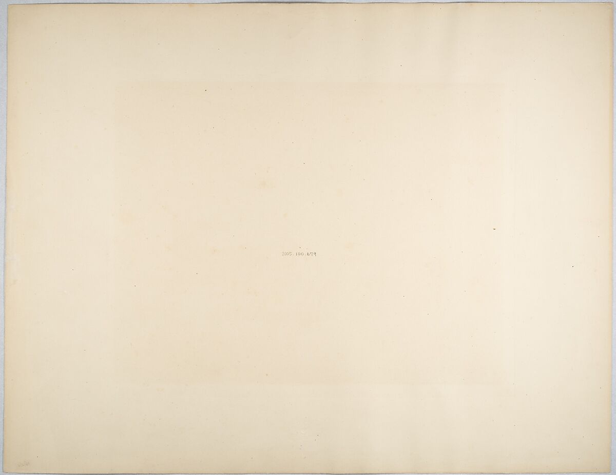 Vue de la Plaine de Thèbes prise du temple de Karnac, Gustave Le Gray (French, 1820–1884), Albumen silver print from paper negative