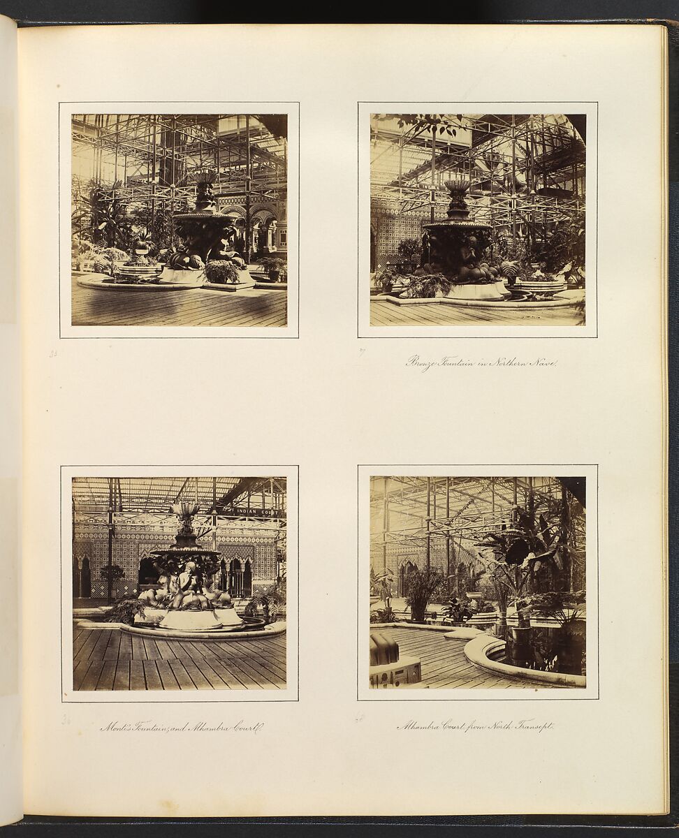 Views of the Crystal Palace, Attributed to Philip Henry Delamotte (British, 1821–1889), Albumen silver prints from glass negatives