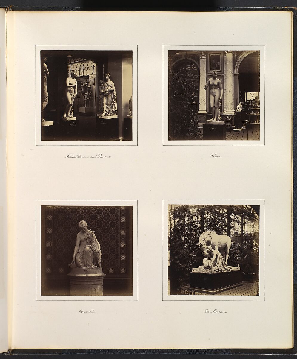 Views of the Crystal Palace, Attributed to Philip Henry Delamotte (British, 1821–1889), Albumen silver prints from glass negatives