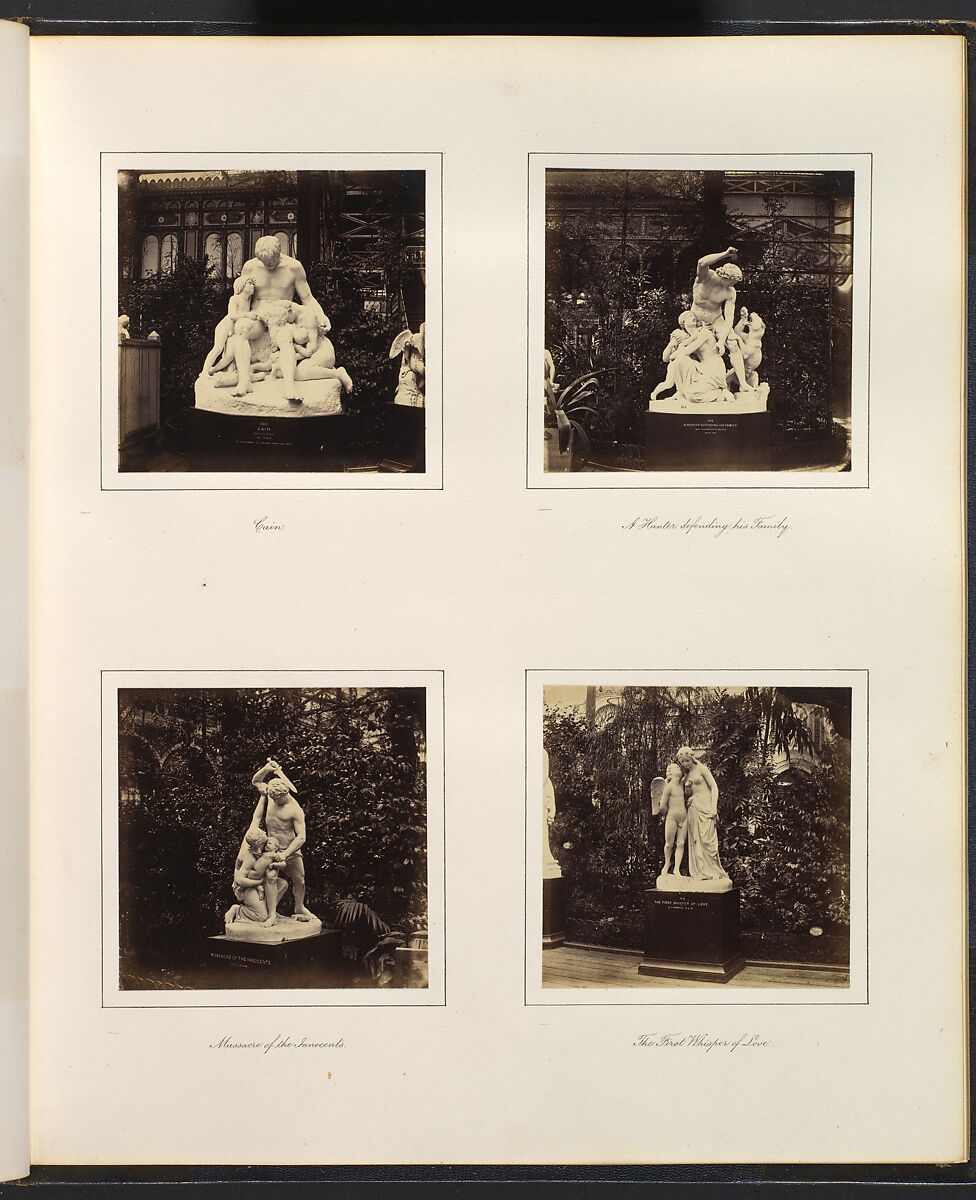 Views of the Crystal Palace, Attributed to Philip Henry Delamotte (British, 1821–1889), Albumen silver prints from glass negatives