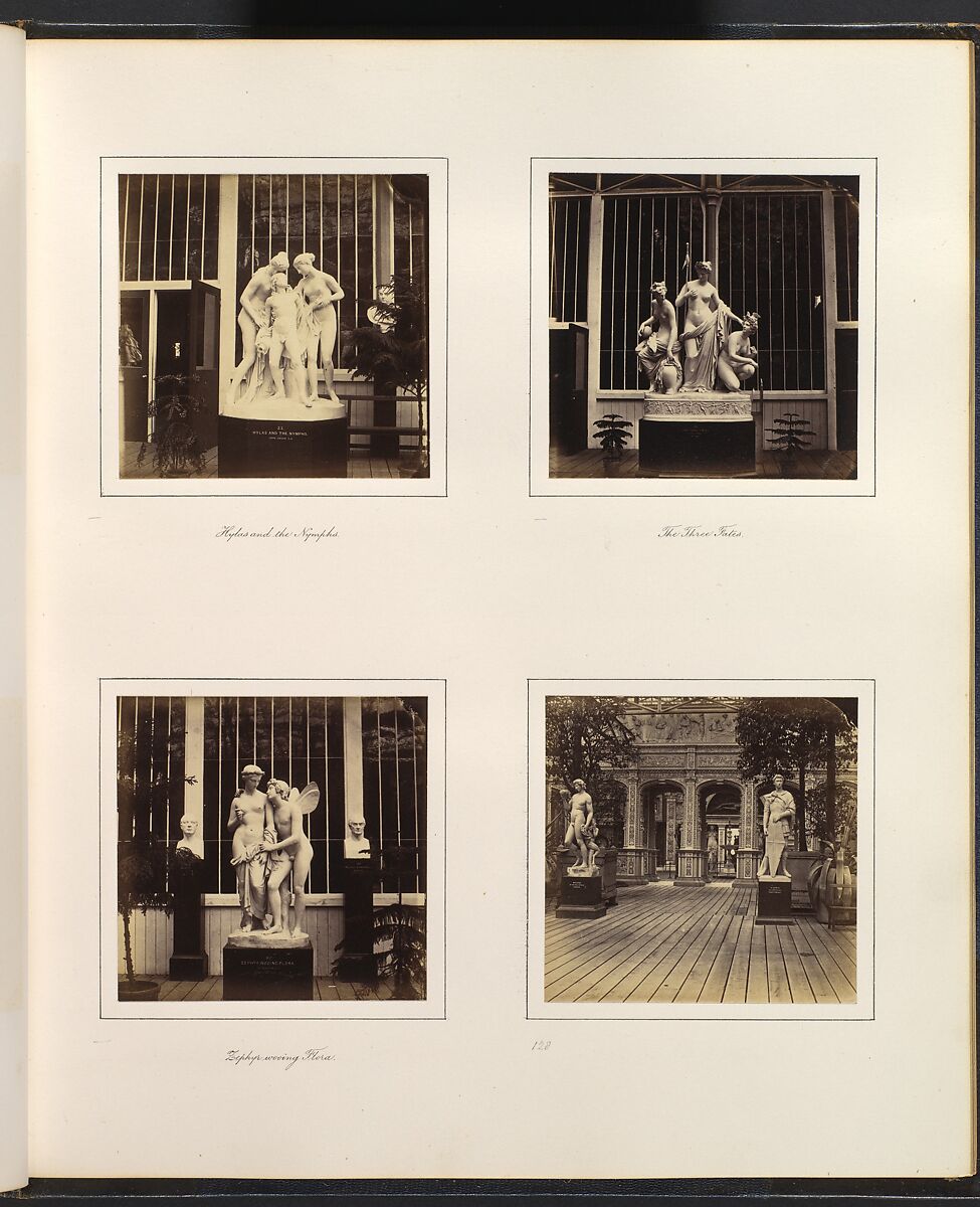 Views of the Crystal Palace, Attributed to Philip Henry Delamotte (British, 1821–1889), Albumen silver prints from glass negatives
