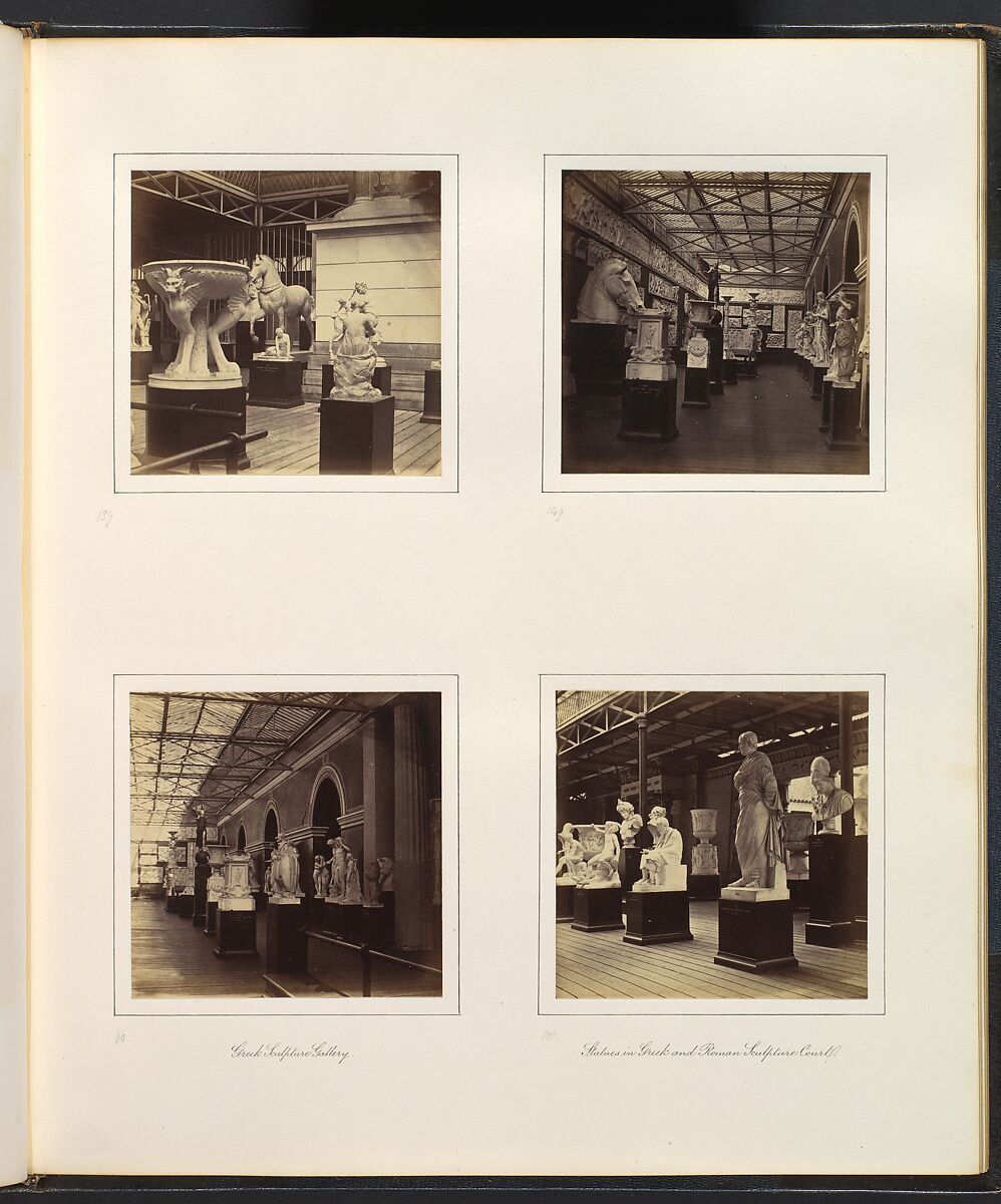 Views of the Crystal Palace, Attributed to Philip Henry Delamotte (British, 1821–1889), Albumen silver prints from glass negatives