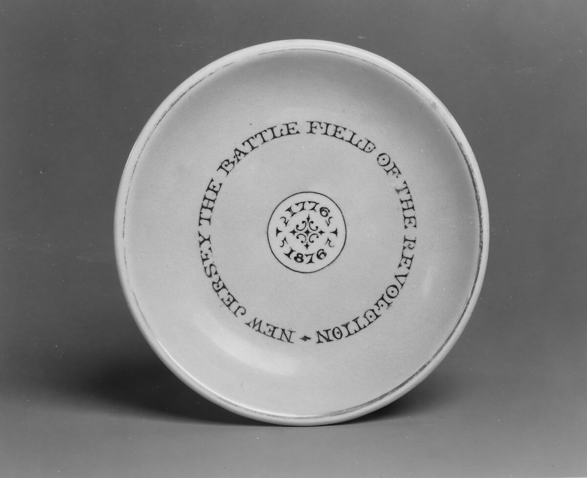 Cup and Saucer, Glasgow Pottery Company (1856–1906), Earthenware, American