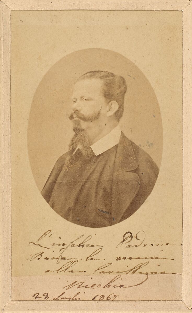 Vittorio Emanuele II, Cesare Bernieri (Italian, active Turin 1861–70), Albumen silver print from glass negative 