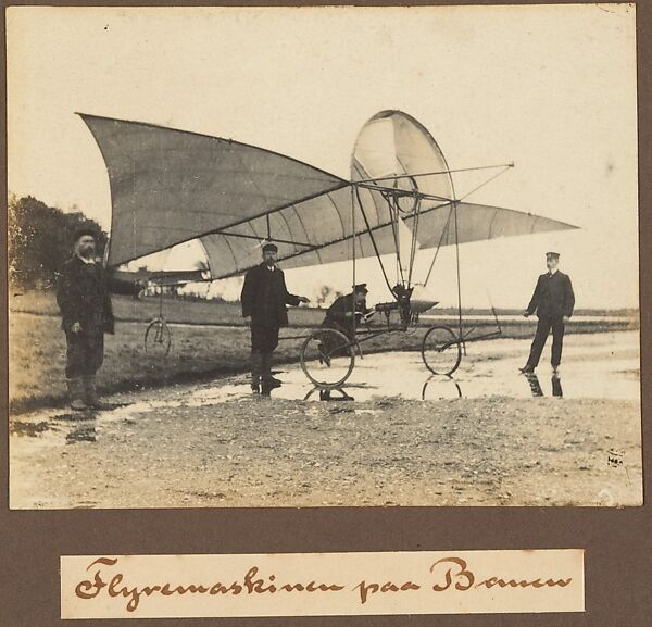 [Jacob Christian Hansen Ellehammer's Experiments in Early Aviation (1905-1919)], Jacob Christian Hansen Ellehammer (Danish, 1871–1946), Gelatin silver prints from glass negatives