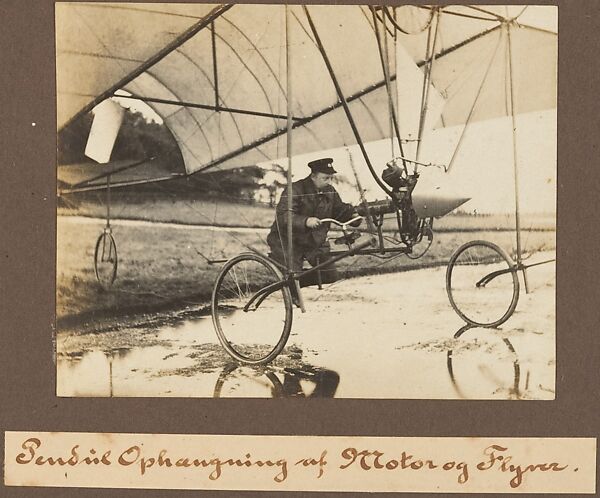 [Jacob Christian Hansen Ellehammer's Experiments in Early Aviation (1905-1919)], Jacob Christian Hansen Ellehammer (Danish, 1871–1946), Gelatin silver prints from glass negatives