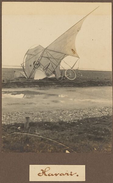 [Jacob Christian Hansen Ellehammer's Experiments in Early Aviation (1905-1919)], Jacob Christian Hansen Ellehammer (Danish, 1871–1946), Gelatin silver prints from glass negatives