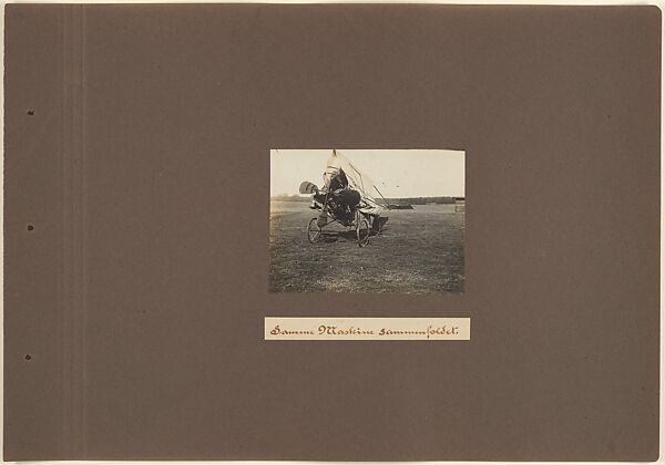[Jacob Christian Hansen Ellehammer's Experiments in Early Aviation (1905-1919)], Jacob Christian Hansen Ellehammer (Danish, 1871–1946), Gelatin silver prints from glass negatives