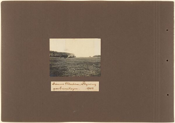 [Jacob Christian Hansen Ellehammer's Experiments in Early Aviation (1905-1919)], Jacob Christian Hansen Ellehammer (Danish, 1871–1946), Gelatin silver prints from glass negatives