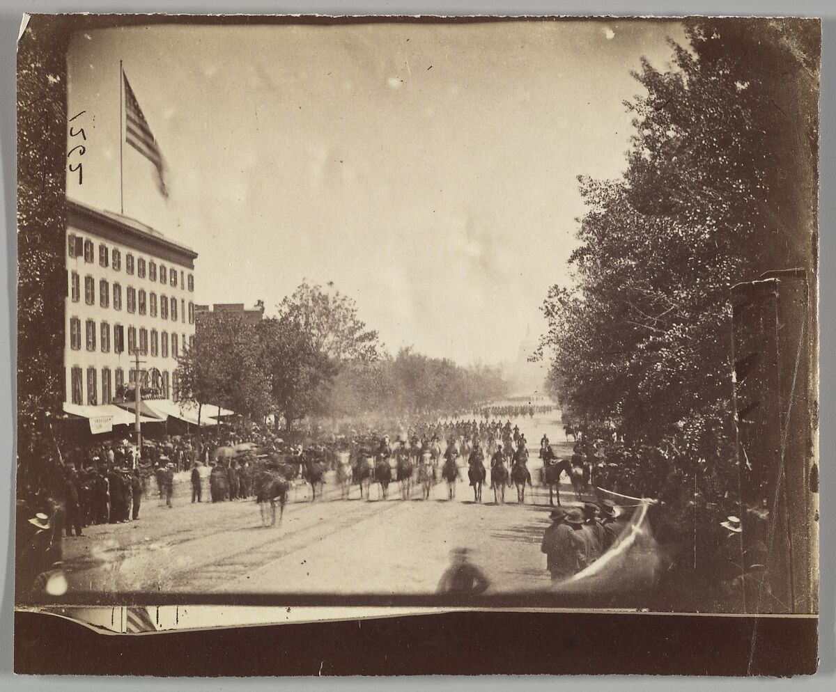 [Grand Army Review, Washington, D.C.], Alexander Gardner (American, Glasgow, Scotland 1821–1882 Washington, D.C.), Albumen silver print from glass negative 