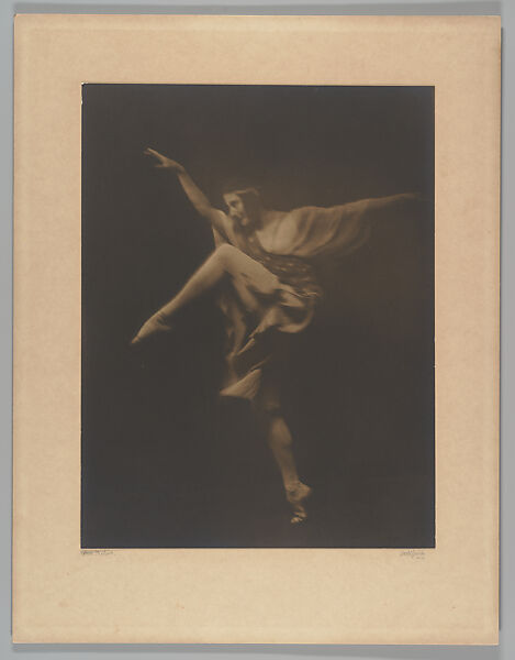 Anna Pavlova in Reveil de Flore, Arnold Genthe (American (born Germany), Berlin 1869–1942 New Milford, Connecticut), Gelatin silver print 