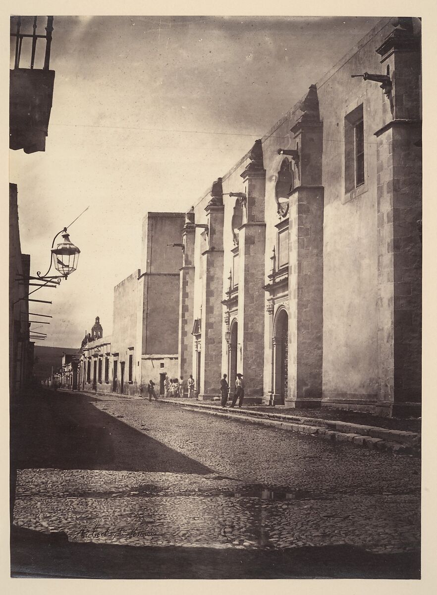 [The Scene of the Execution of  Emperor Maximilian I of Mexico], François Aubert (French, 1829–1906), Albumen silver print from glass negative 