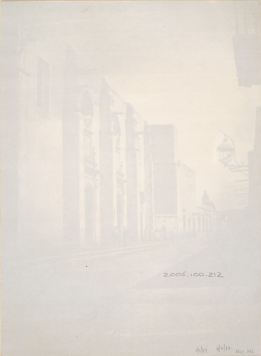 [The Scene of the Execution of  Emperor Maximilian I of Mexico], François Aubert (French, 1829–1906), Albumen silver print from glass negative