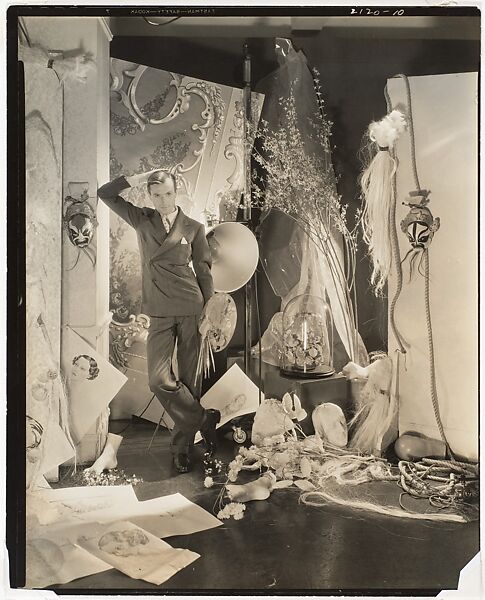 Self-Portrait in Studio, Cecil Beaton (British, London 1904–1980 Broadchalke), Gelatin silver print 