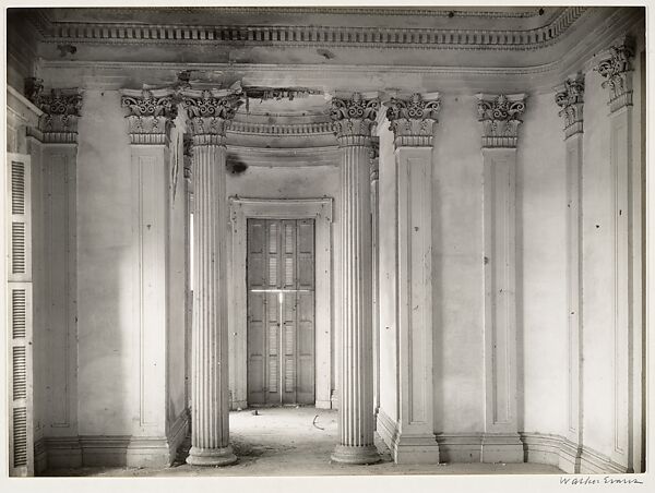 Room in Louisiana Plantation House, Walker Evans (American, St. Louis, Missouri 1903–1975 New Haven, Connecticut), Gelatin silver print 