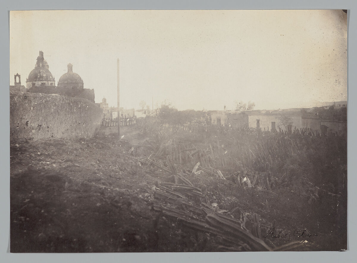 Architectural Study in Mexico, François Aubert (French, 1829–1906), Albumen silver print from glass negative 