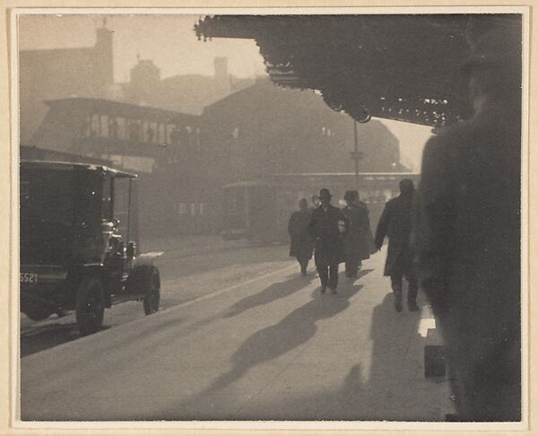 [New York Street Scene], Karl Struss (American, 1886–1981), Platinum print 