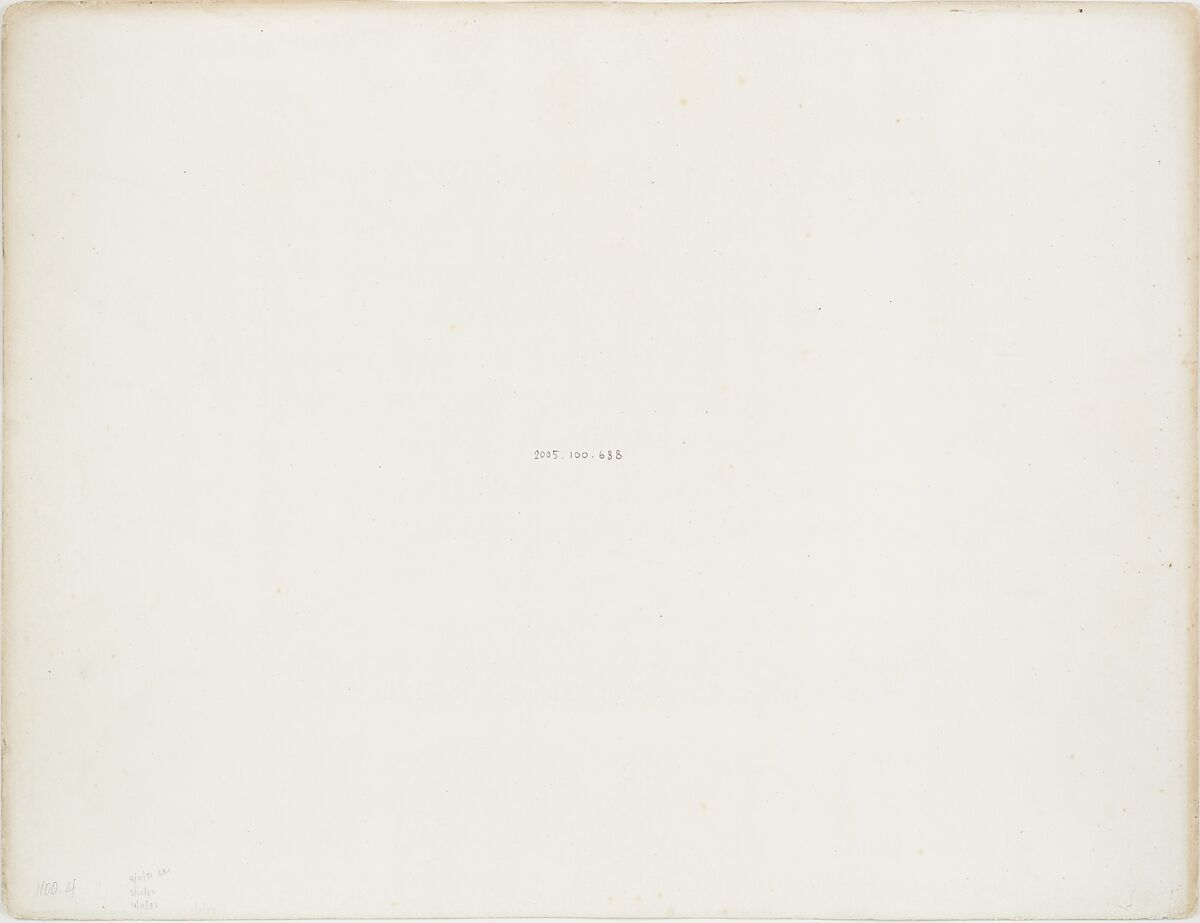 Louksor (Thèbes), Construction Postérieure - Galeries - Parallèles, Félix Teynard (French, 1817–1892), Salted paper print from paper negative