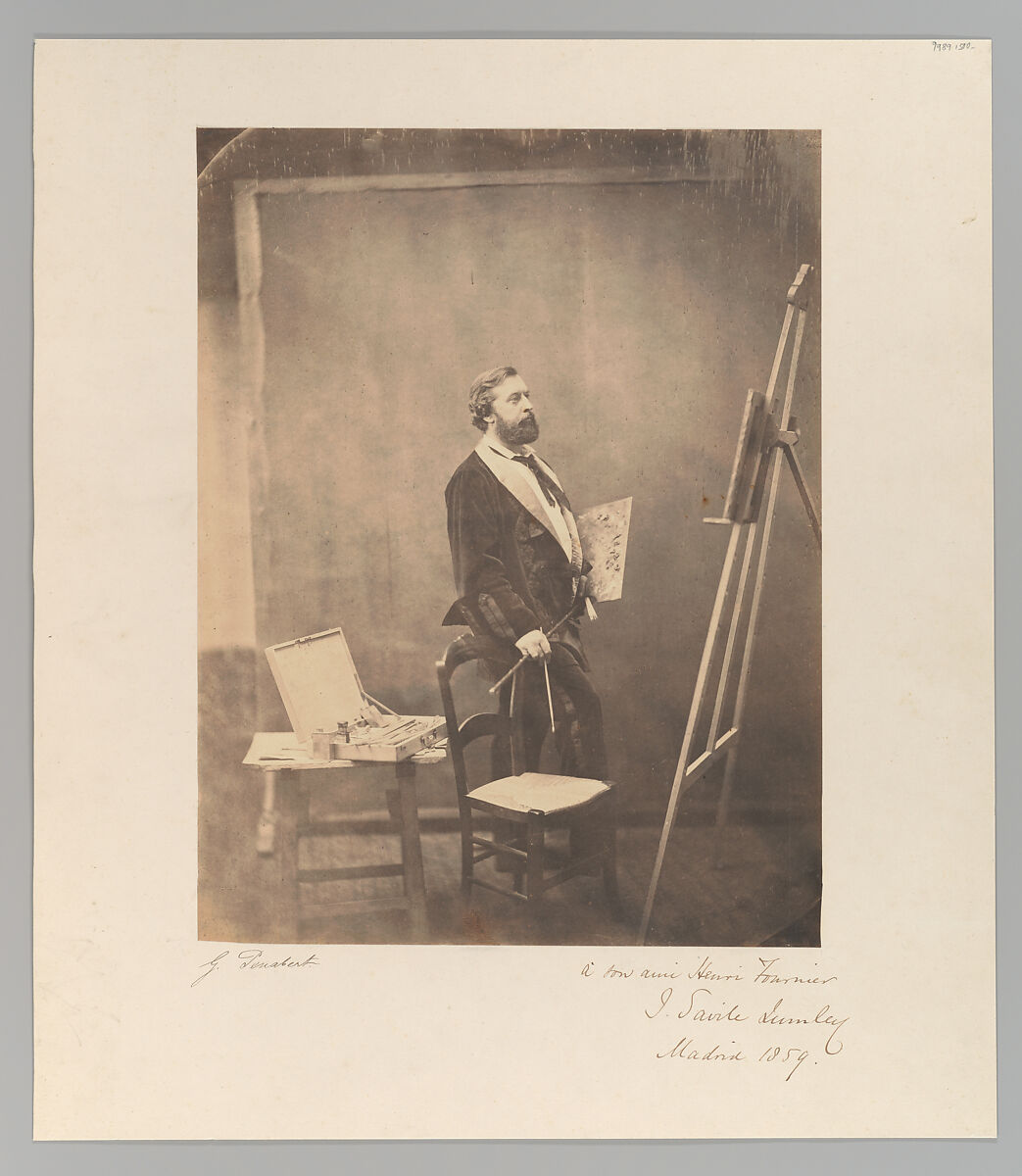 Portrait of J. Savile Lumley, Madrid, Georges Penabert (French, 1825–1903), Salted paper print