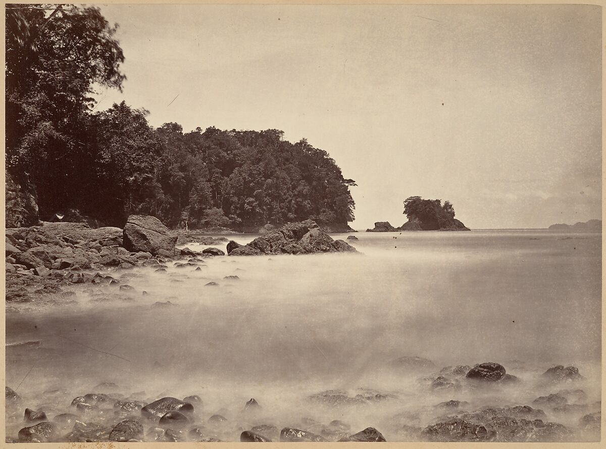 Tropical Scenery, View of Limon Bay, John Moran (American (born England), Bolton, Lancashire 1821–1903 Pennsylvania), Albumen silver print 