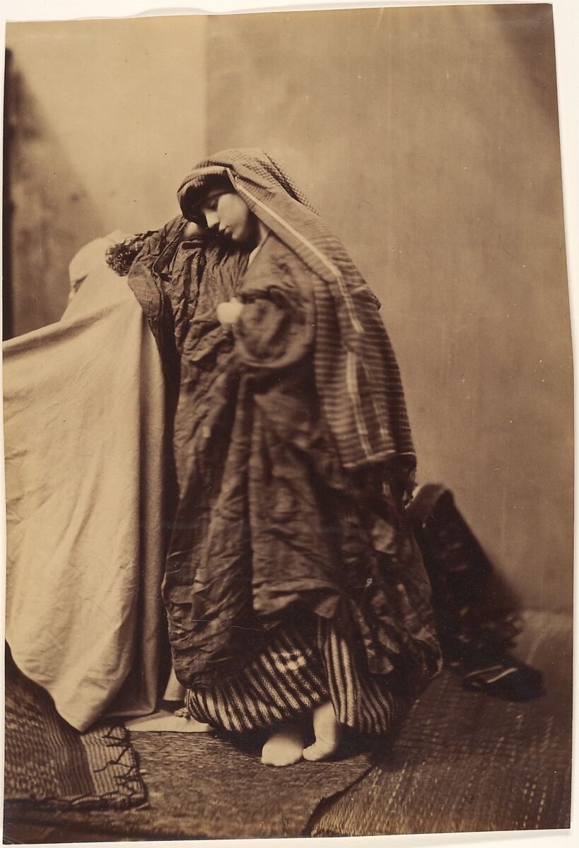 [Orientalist Study of a Woman], Roger Fenton (British, 1819–1869), Albumen silver print from glass negative 