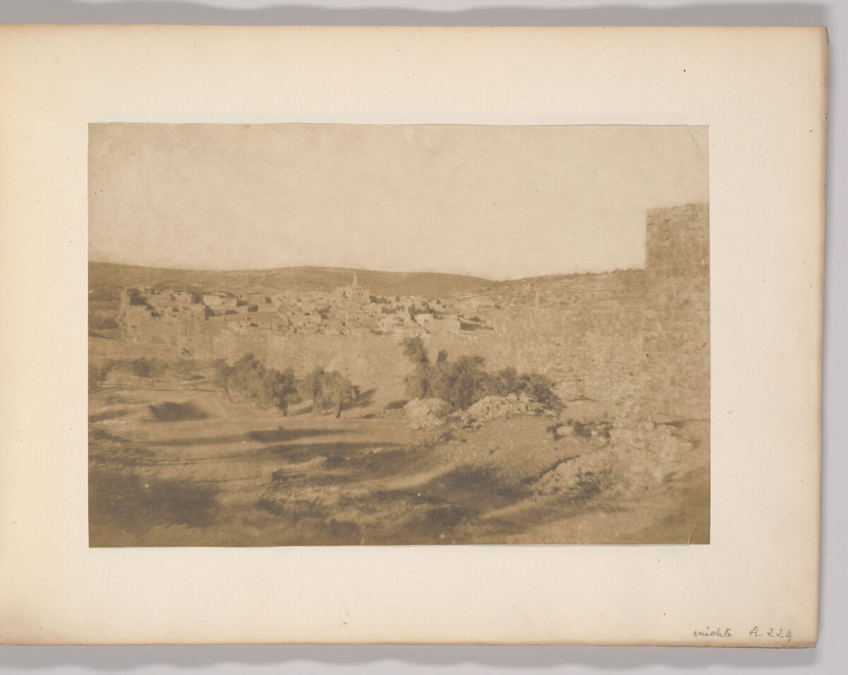 [Photographs of the Eastern Mediterranean], Maxime Du Camp (French, 1822–1894), Salted paper prints