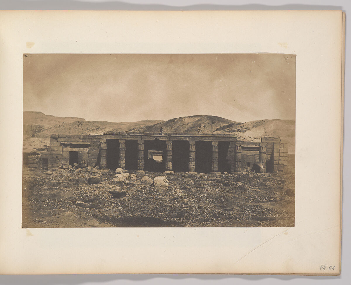 [Photographs of the Eastern Mediterranean], Maxime Du Camp (French, 1822–1894), Salted paper prints