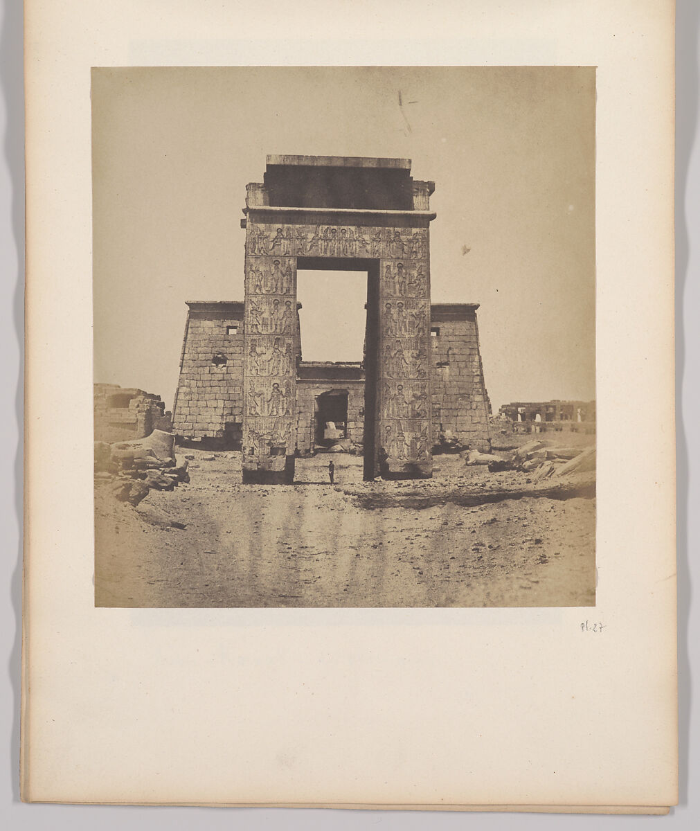 [Photographs of the Eastern Mediterranean], Maxime Du Camp (French, 1822–1894), Salted paper prints