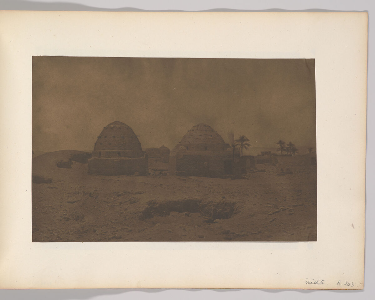 [Photographs of the Eastern Mediterranean], Maxime Du Camp (French, 1822–1894), Salted paper prints
