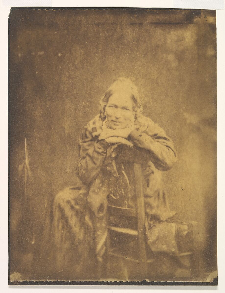 Henriette-Reneé Patu, Louis-Adolphe Humbert de Molard (French, Paris 1800–1874), Waxed salted paper print from paper negative 