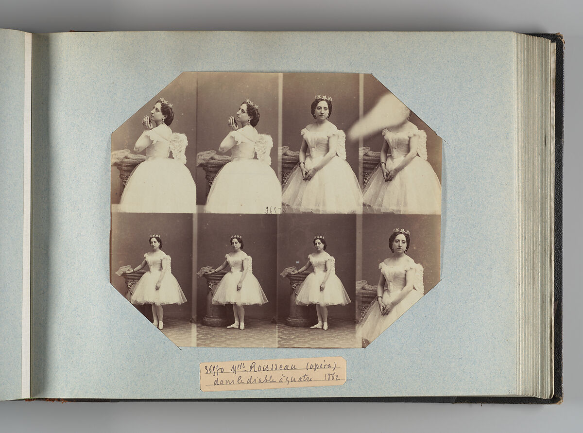 Theatre Danse IV 17, André-Adolphe-Eugène Disdéri (French, Paris 1819–1889 Paris), Albumen silver prints from glass negatives