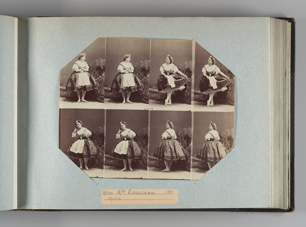 Theatre Danse IV 17, André-Adolphe-Eugène Disdéri (French, Paris 1819–1889 Paris), Albumen silver prints from glass negatives