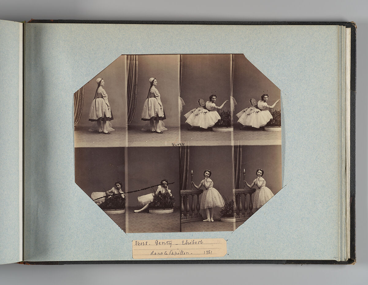 Theatre Danse IV 17, André-Adolphe-Eugène Disdéri (French, Paris 1819–1889 Paris), Albumen silver prints from glass negatives
