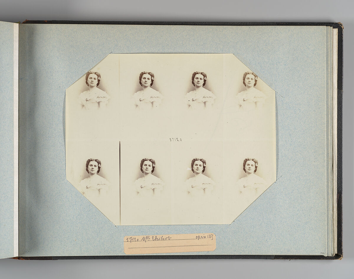 Theatre Danse IV 17, André-Adolphe-Eugène Disdéri (French, Paris 1819–1889 Paris), Albumen silver prints from glass negatives