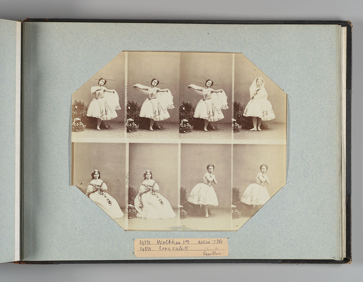 Theatre Danse IV 17, André-Adolphe-Eugène Disdéri (French, Paris 1819–1889 Paris), Albumen silver prints from glass negatives