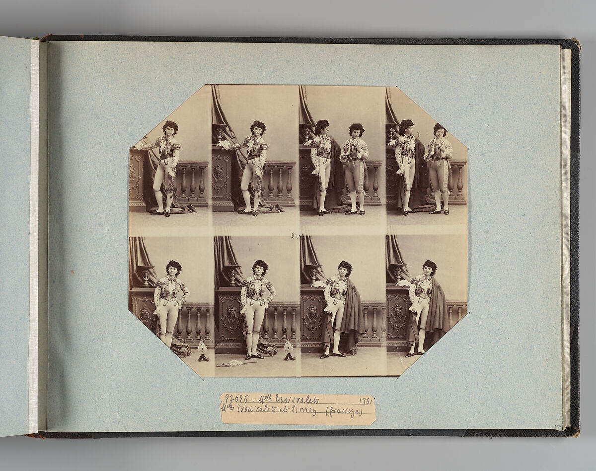 Theatre Danse IV 17, André-Adolphe-Eugène Disdéri (French, Paris 1819–1889 Paris), Albumen silver prints from glass negatives