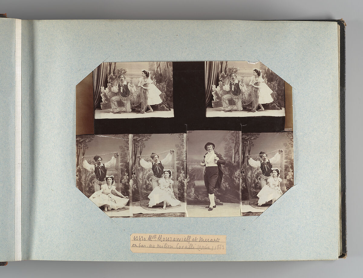 Theatre Danse IV 17, André-Adolphe-Eugène Disdéri (French, Paris 1819–1889 Paris), Albumen silver prints from glass negatives