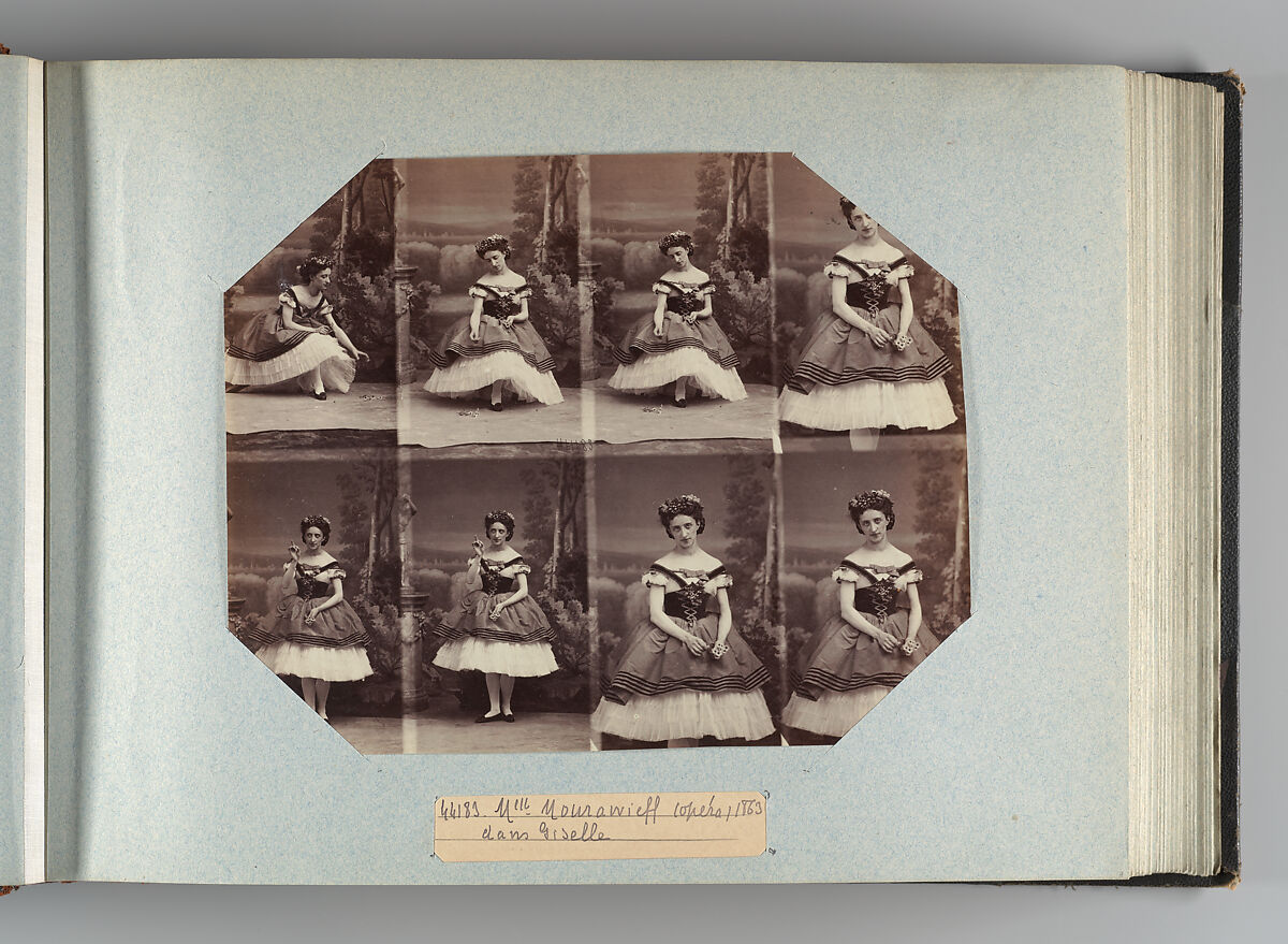 Theatre Danse IV 17, André-Adolphe-Eugène Disdéri (French, Paris 1819–1889 Paris), Albumen silver prints from glass negatives