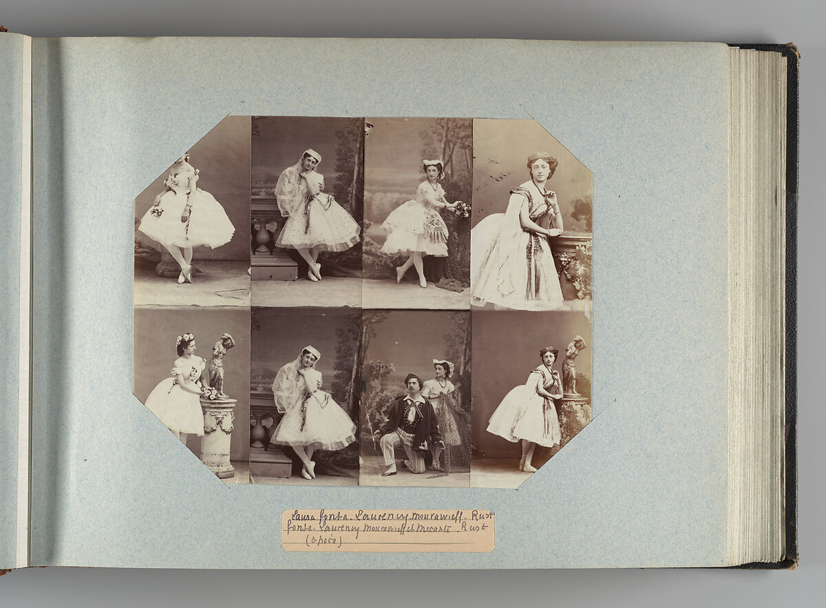 Theatre Danse IV 17, André-Adolphe-Eugène Disdéri (French, Paris 1819–1889 Paris), Albumen silver prints from glass negatives