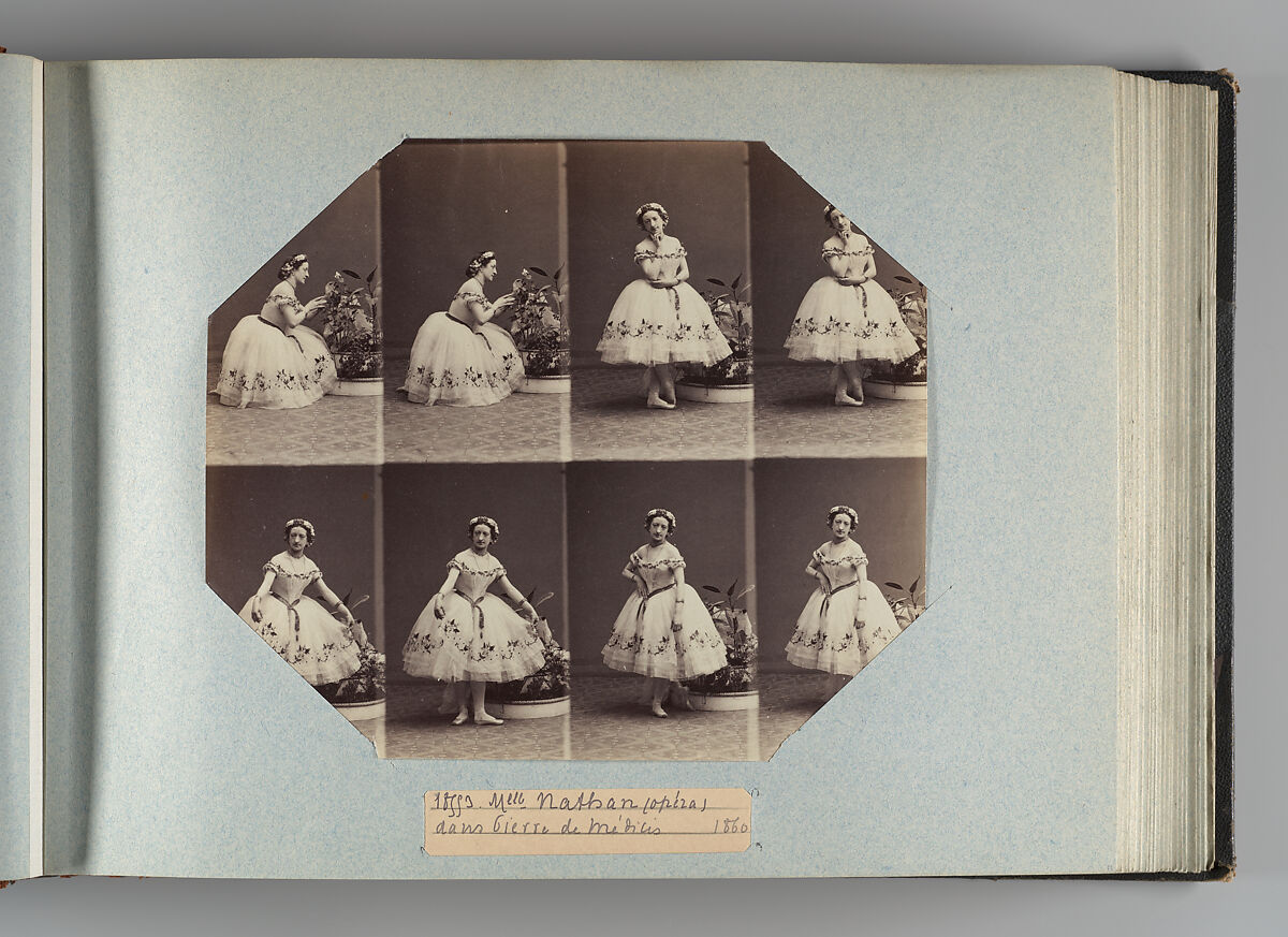 Theatre Danse IV 17, André-Adolphe-Eugène Disdéri (French, Paris 1819–1889 Paris), Albumen silver prints from glass negatives