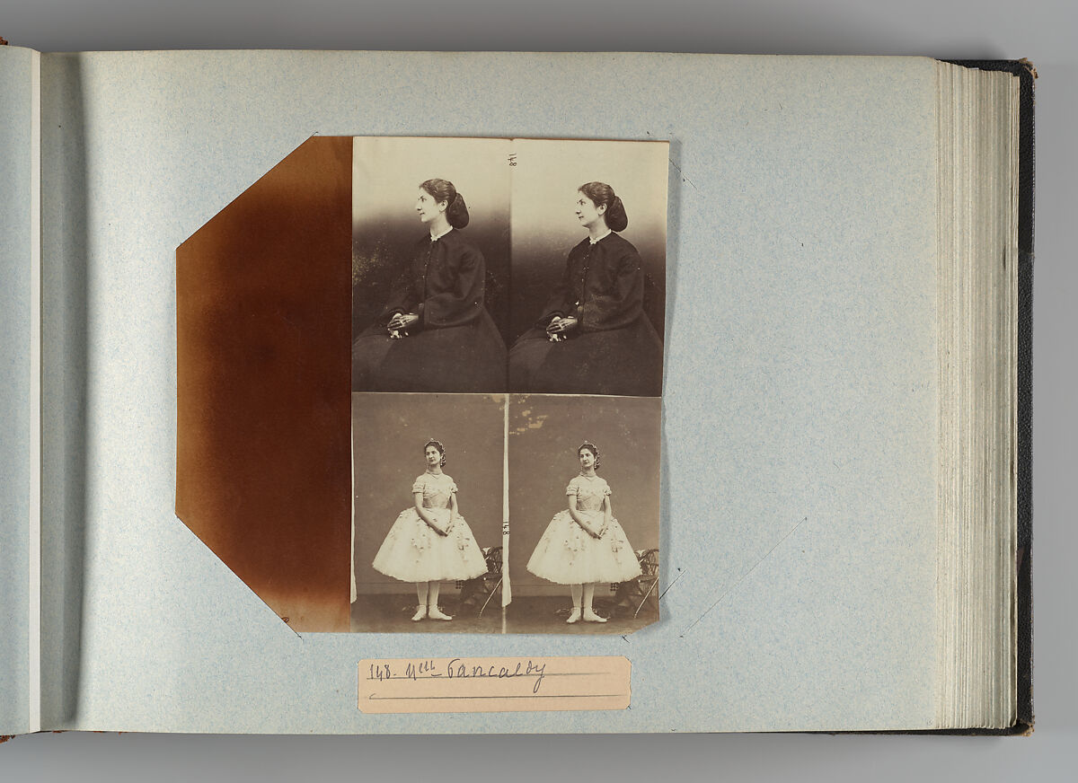 Theatre Danse IV 17, André-Adolphe-Eugène Disdéri (French, Paris 1819–1889 Paris), Albumen silver prints from glass negatives