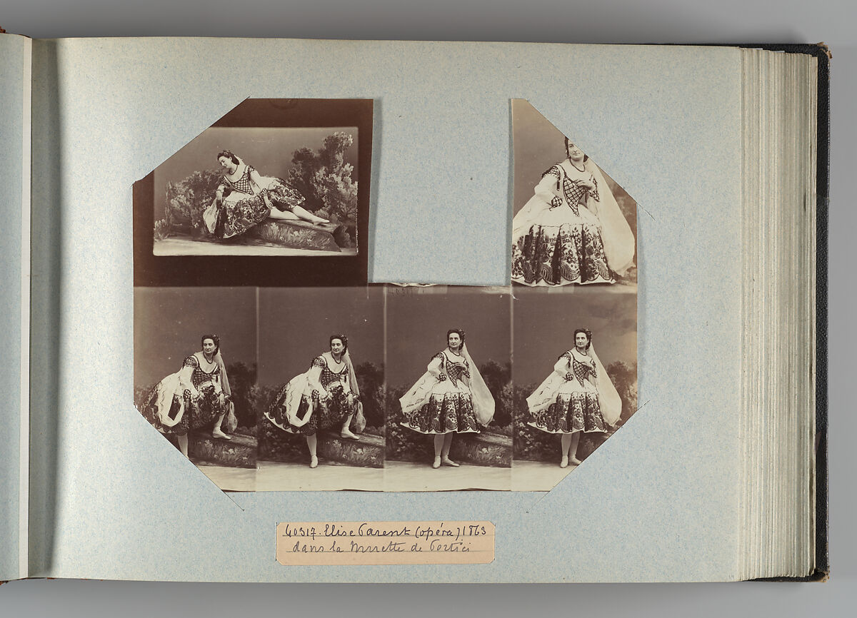 Theatre Danse IV 17, André-Adolphe-Eugène Disdéri (French, Paris 1819–1889 Paris), Albumen silver prints from glass negatives