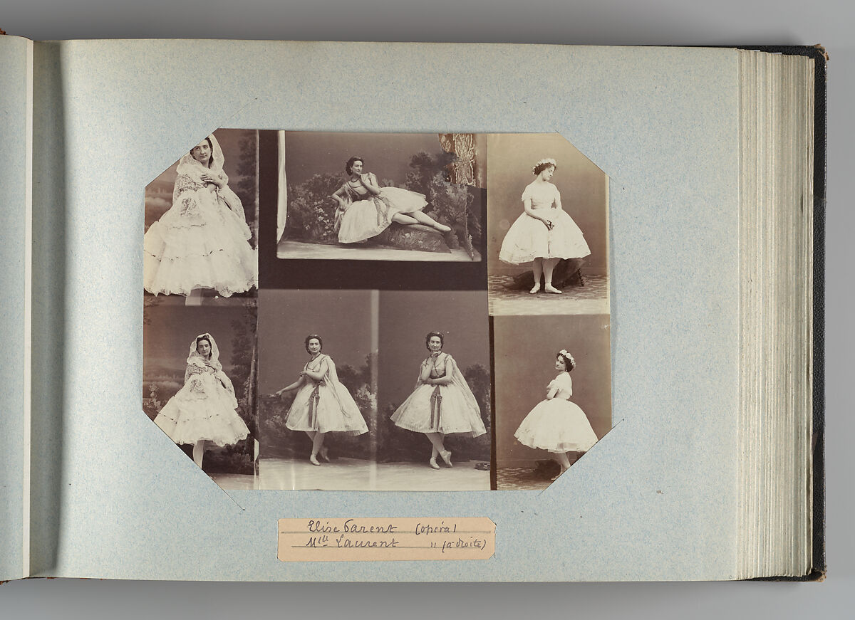 Theatre Danse IV 17, André-Adolphe-Eugène Disdéri (French, Paris 1819–1889 Paris), Albumen silver prints from glass negatives